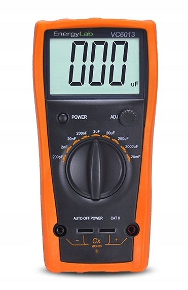 Miernik do pomiaru pojemności kondensatorów