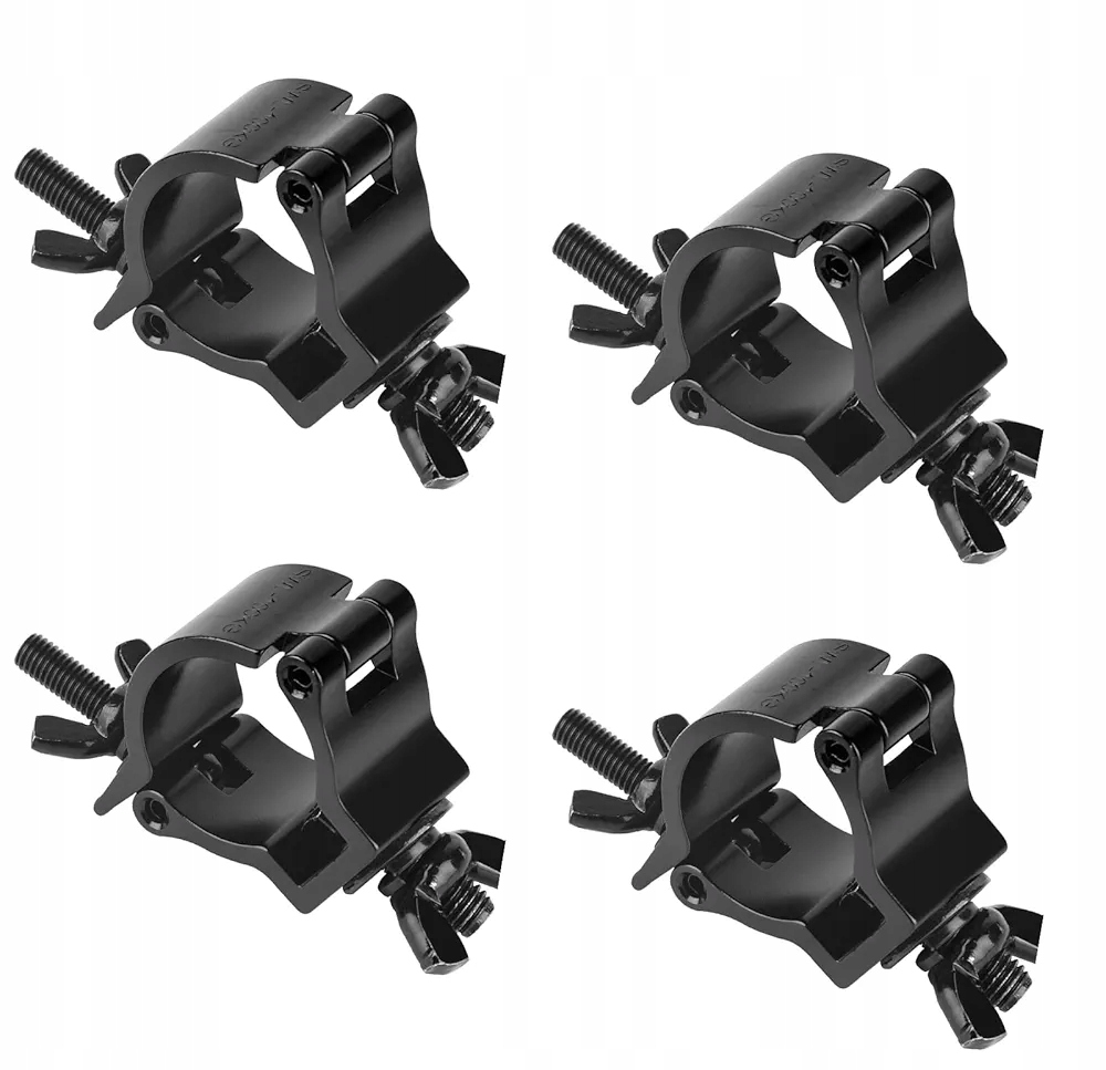 4x svorka pro scénické osvětlení Maximální zatížení 100 kg 48-51 mm