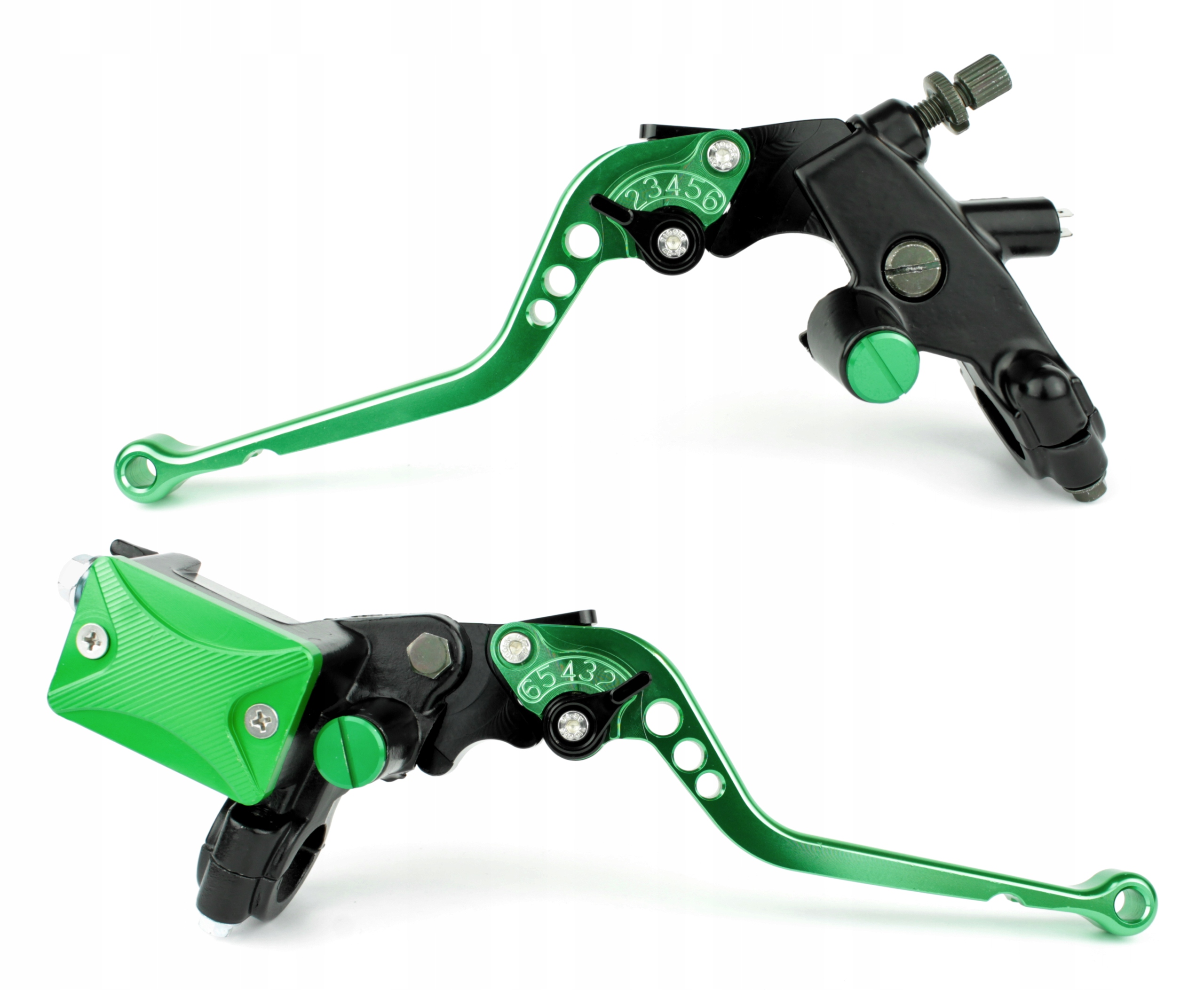 DZWIGNIA POMPA HAMULCA I SPRZEGLA KLAMKI ZIELONE