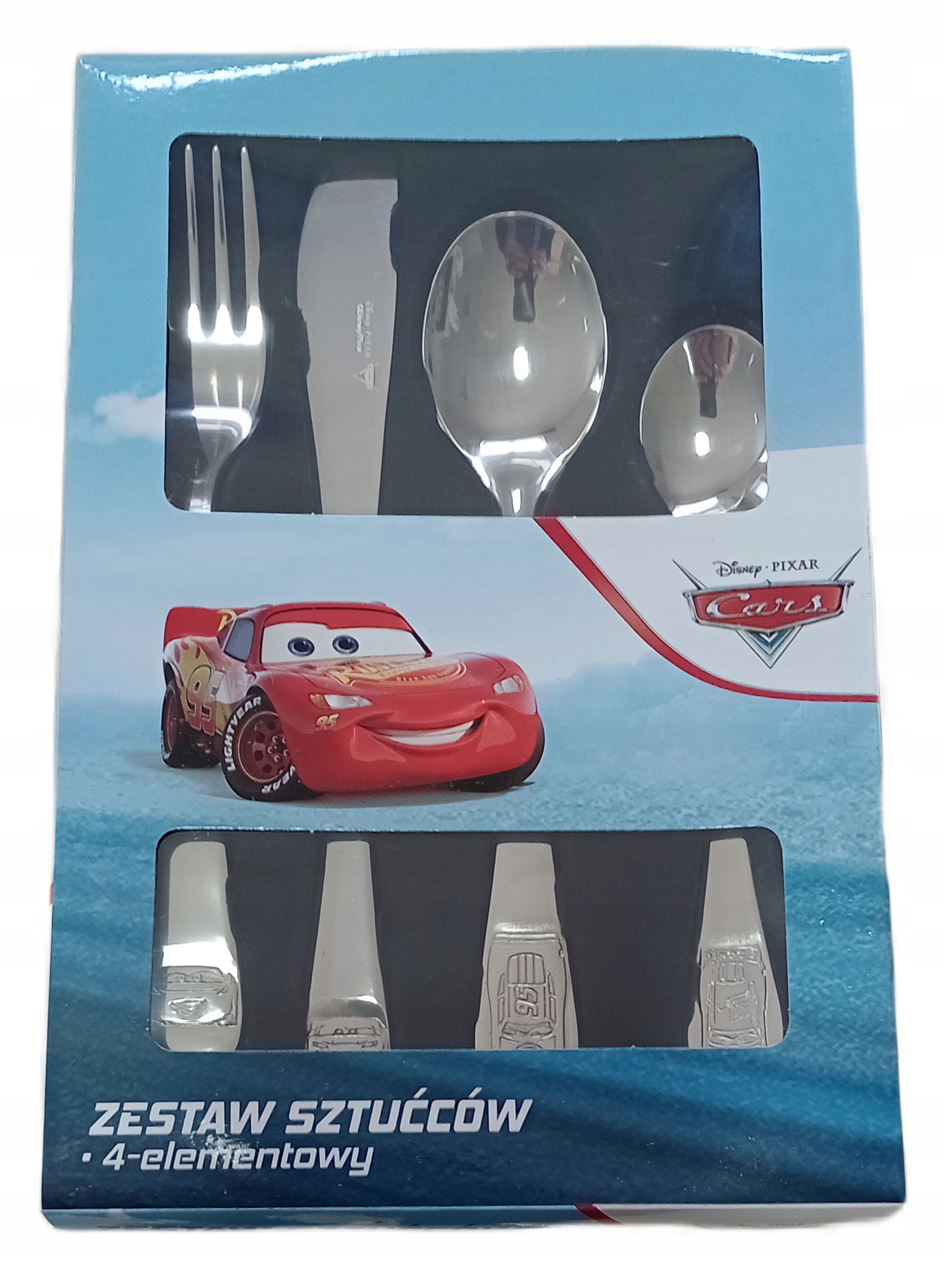 

72579 Sztućce Dla Dzieci Disney Cars 4 El. Komplet