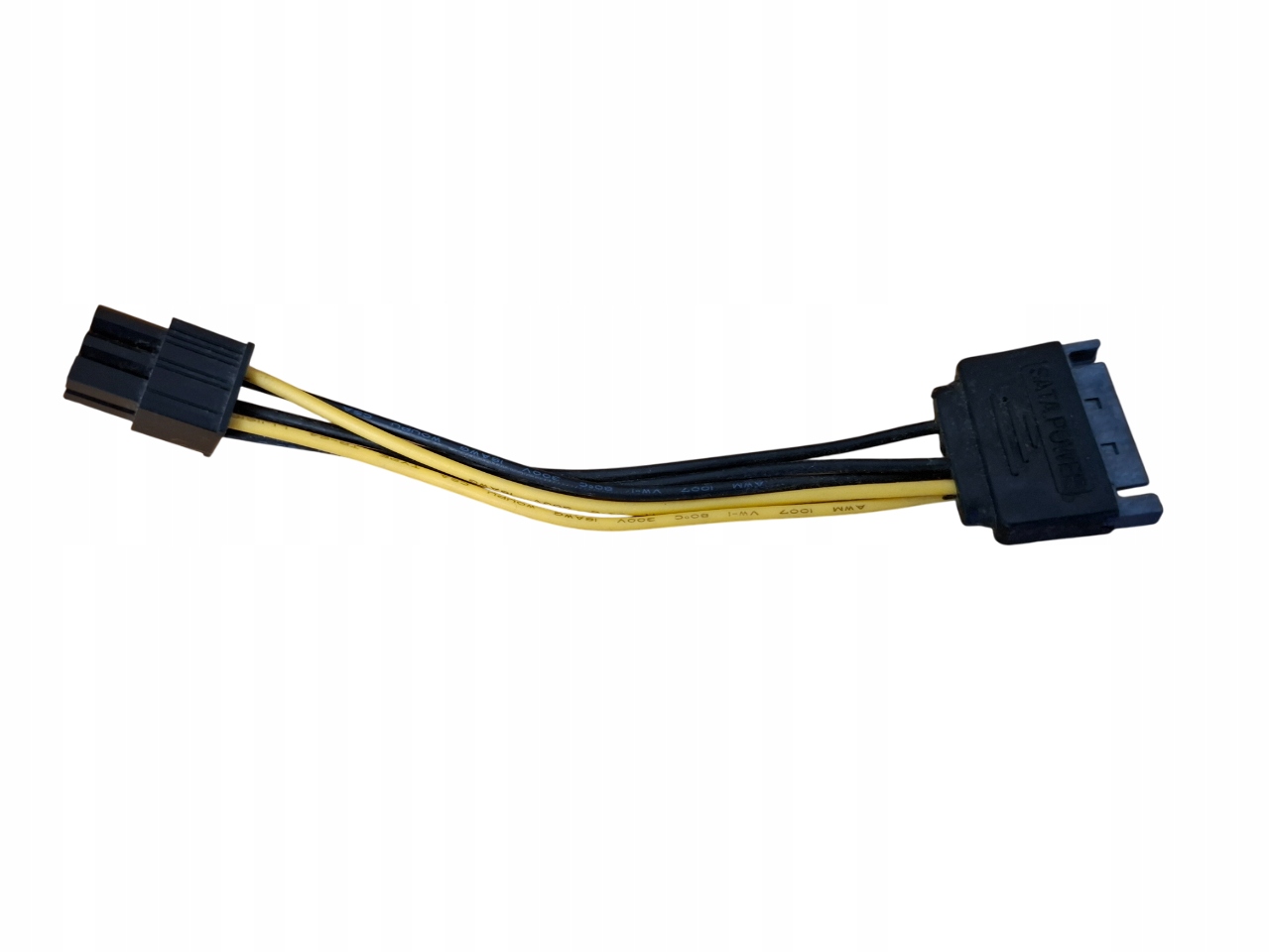 KABEL ADAPTER ZASILANIA SATA 15PIN NA 6PIN PCI-E