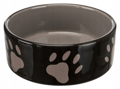 

Trixie Miska ceramiczna szara w łapki 0,8L/16cm