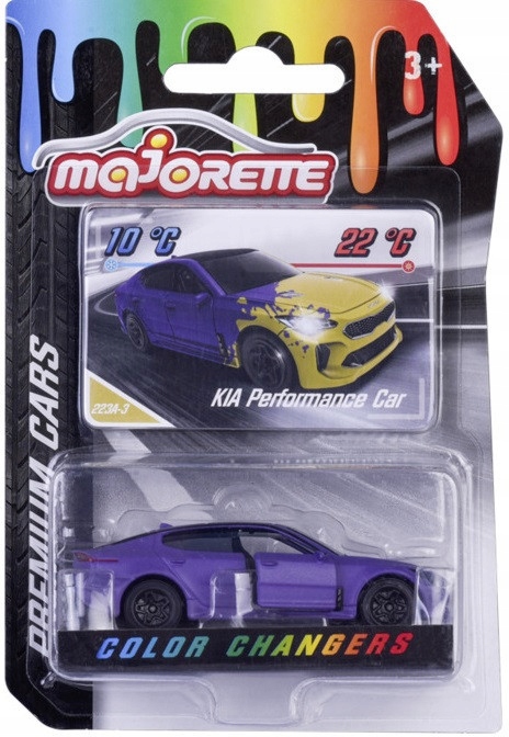 Majorette Zmieniający Kolor - Kia Performance Car