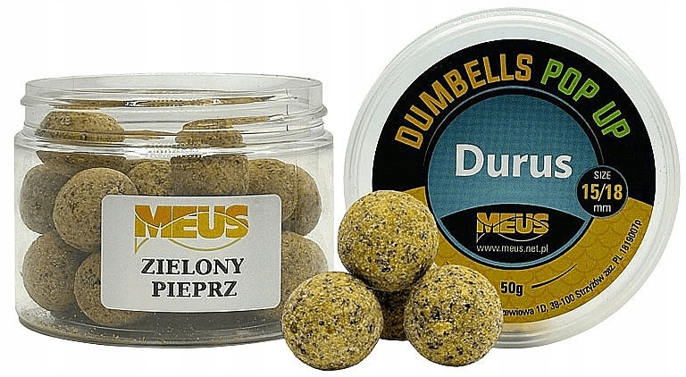 Dumbells Meus Durus Pop-up 15/18mm Zielony Pieprz