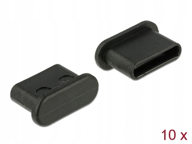 

Zaślepka Na Usb-c Czarna Dust Cover Delock (10-PAC