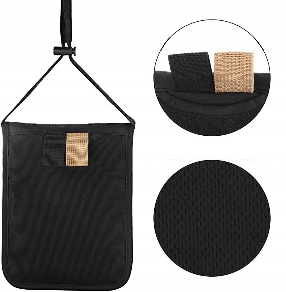 PORTFEL PODRÓŻNY PASZPORTÓWKA NA SZNURKU SZYJĘ Model -