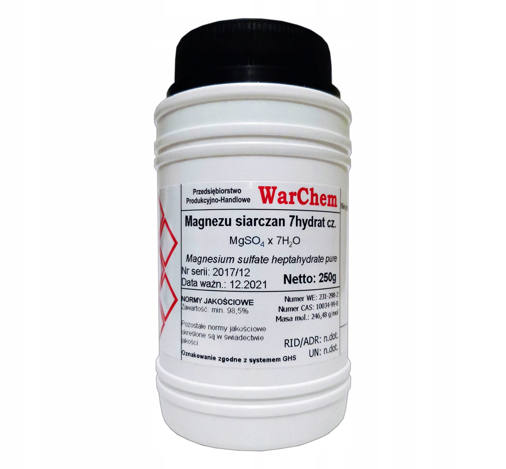 

Siarczan Magnezu Sól Gorzka Epsom 250g
