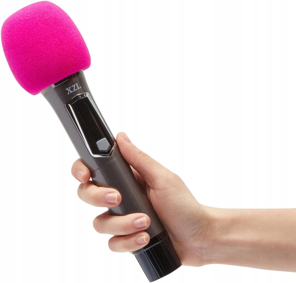 GĄBKA MIKROFONOWA OCHRONNA OSŁONKA NA MIKROFON 70X60MM RÓŻÓWA 5 SZTUK Marka bez marki