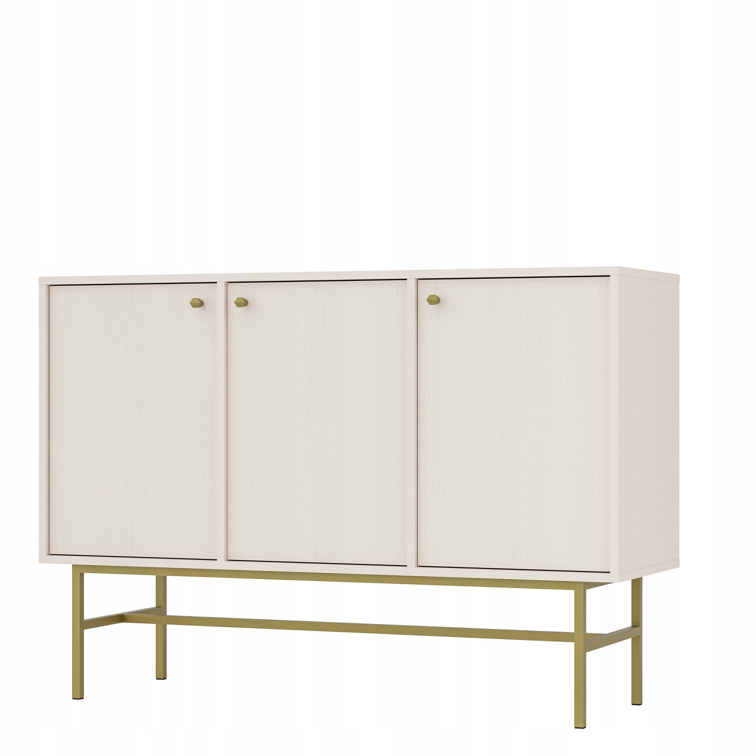 Komoda Torino 125 cm do obývacího pokoje, ložnice, odstíny béžové