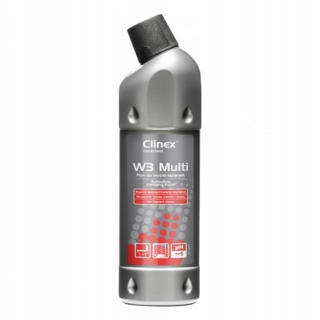 

Clinex W3 Multi Płyn do mycia łazienek i fug 1 l