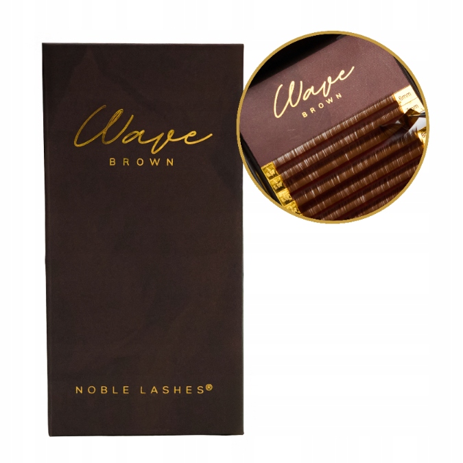 Řasy Wave Brown Light Brown Řasy Wave Brown Light Brown CC 0,10 5