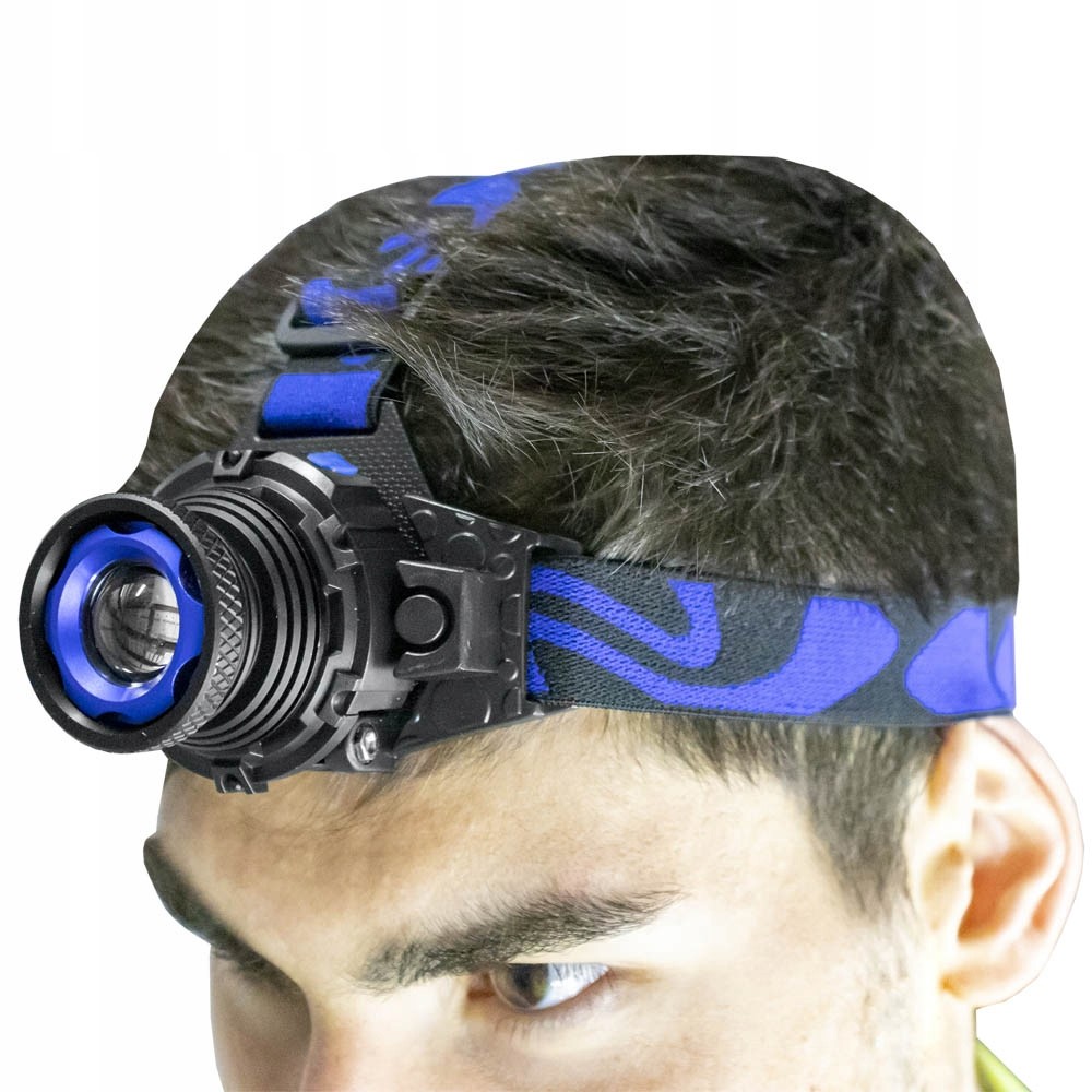 LATARKA NA GŁOWĘ CZOŁÓWKA COB 350LM 2 AKU 3.7V Marka Condor