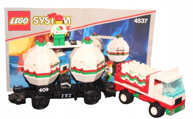 LEGO CITY TOWN train 4537 INSTRUKCJA Twin Tank Transport ZESTAW