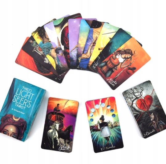 Karty tarota The Light Seer's TAROT 78 kart.Turkus Nazwa The Light Seer's Tarot
