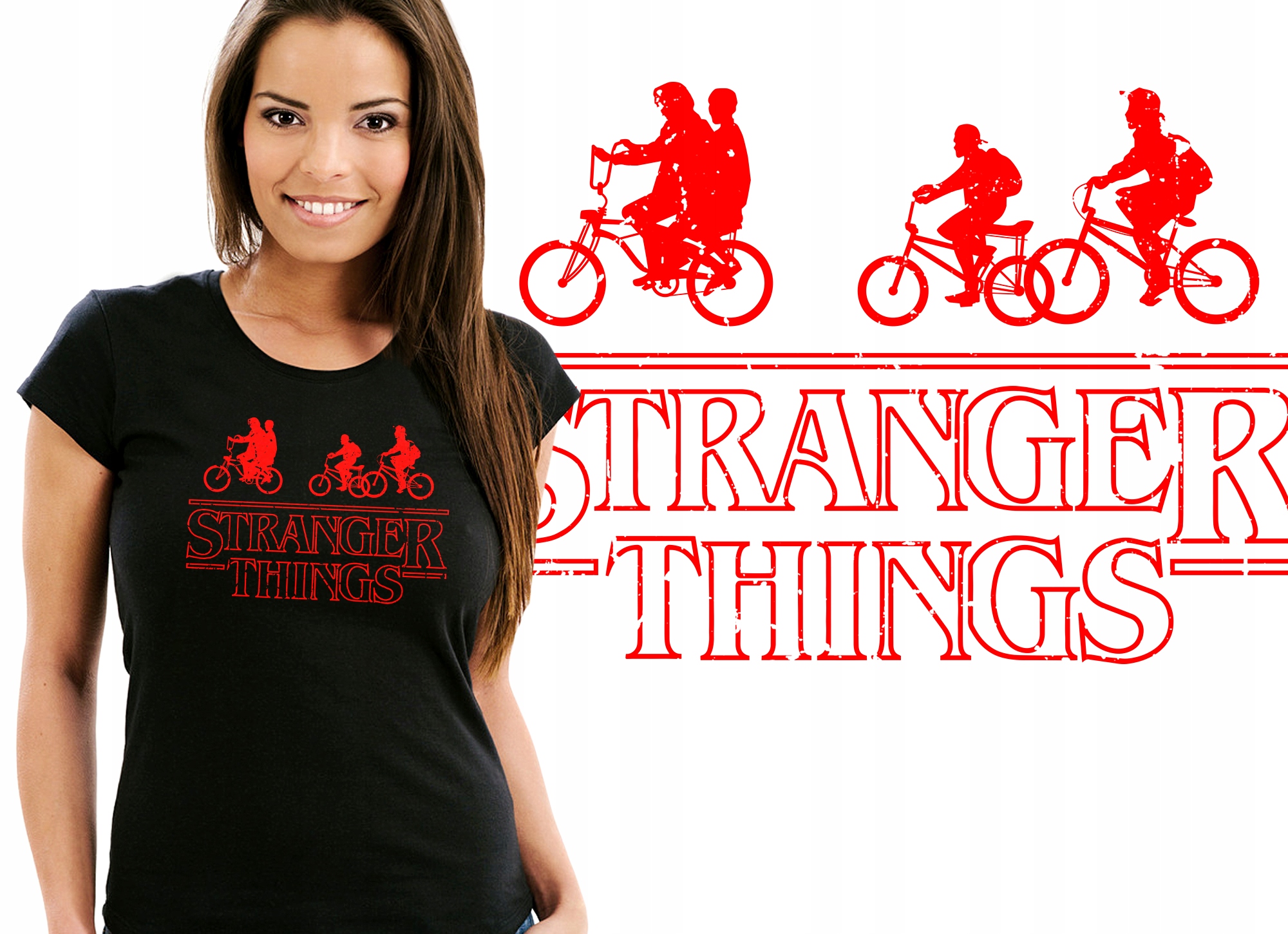 

Stranger Things Hawkins Eleven Koszulka Damska M