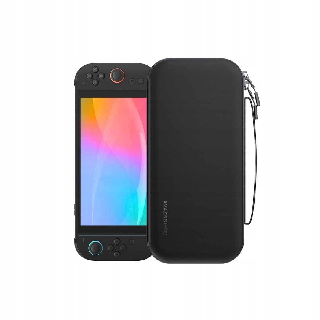 Etui ochronne futerał na konsolę Nintendo Switch 2 i akcesoria czarne Ama