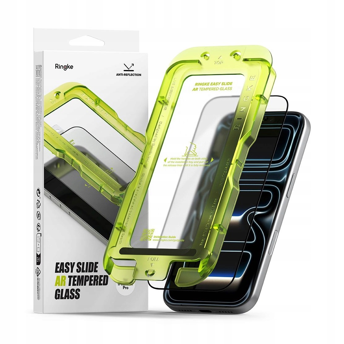 Szkło hartowane do iPhone 17 Pro Ringke Easy Slide przezroczyste