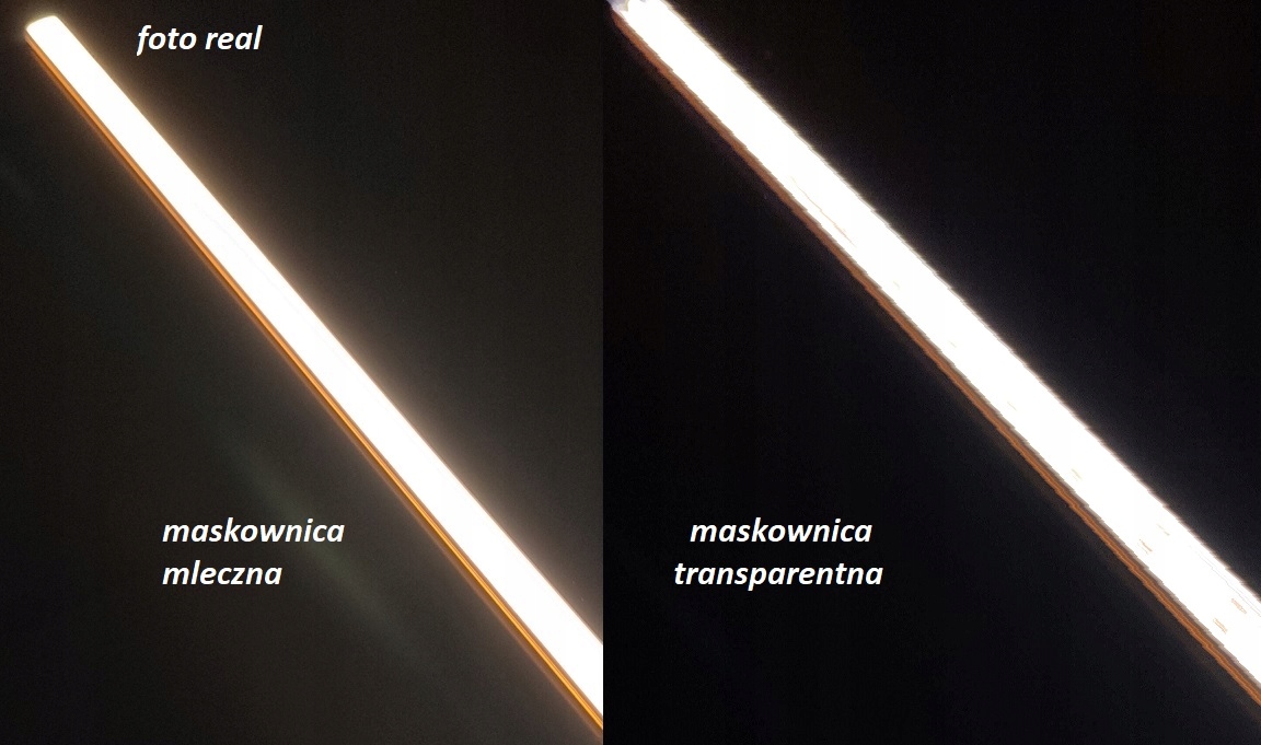 OSWIETLENIE COB LED PODSZAFKOWE LISTWA 120CM DOTYK Długość 1.2 m