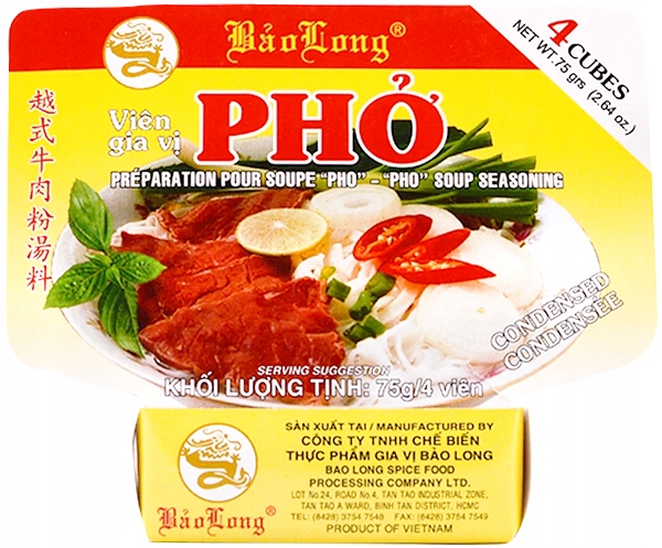 

Kostki bulionowe Pho Bo wołowe, 4 szt.