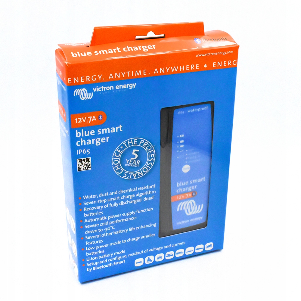 Victron Energy Smart Charger IP65 12V 7A 1 Output CEE 7/17 Blue | eBay