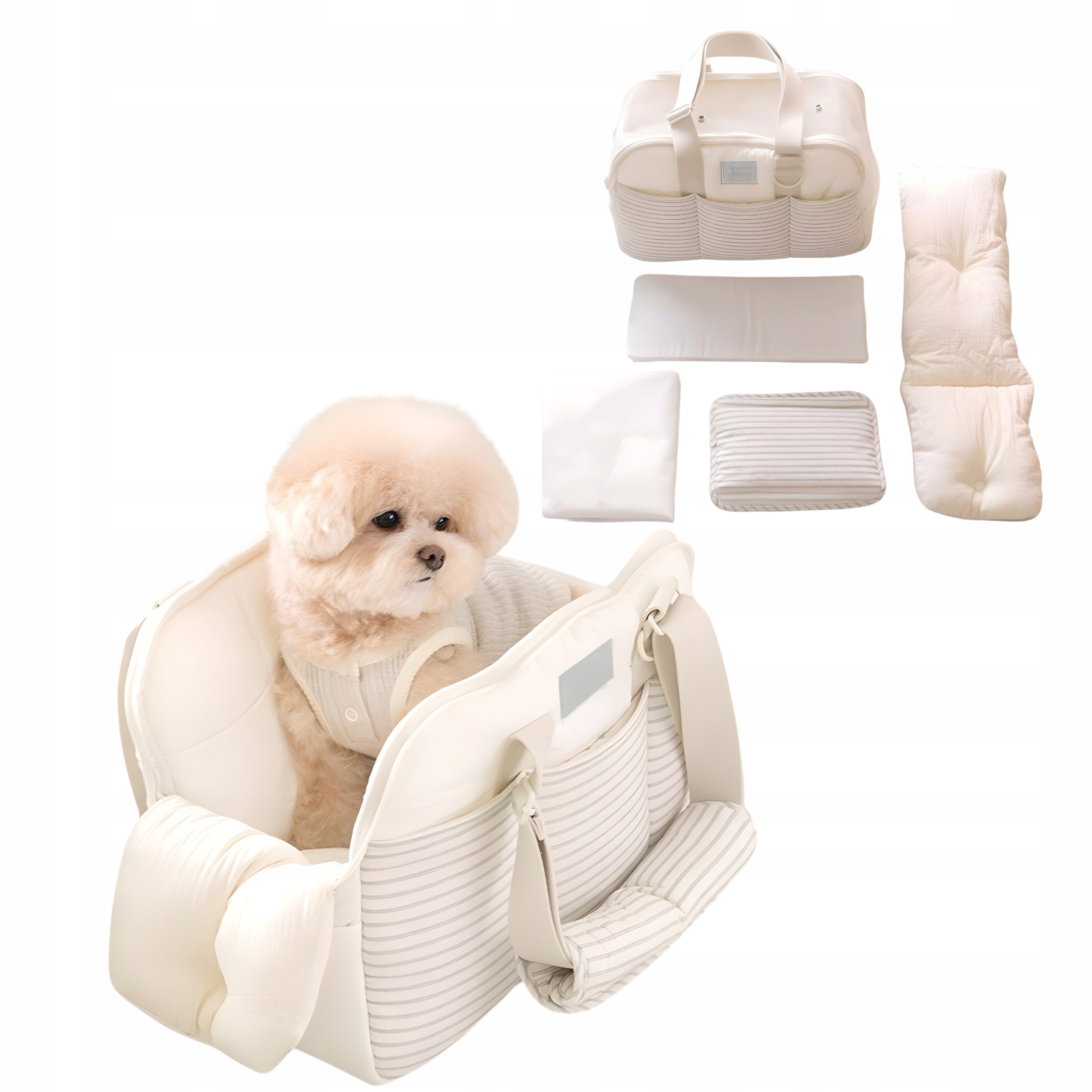 Levně Zimní Zateplená Taška Přes Rameno Pro Malého Psa Pro Kočky Premium Přepravka