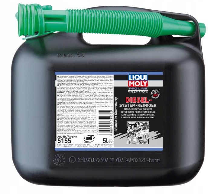 LIQUI MOLY ОЧИСТКА ДИЗЕЛЬНОГО ВПРЫСКА 5L 5155
