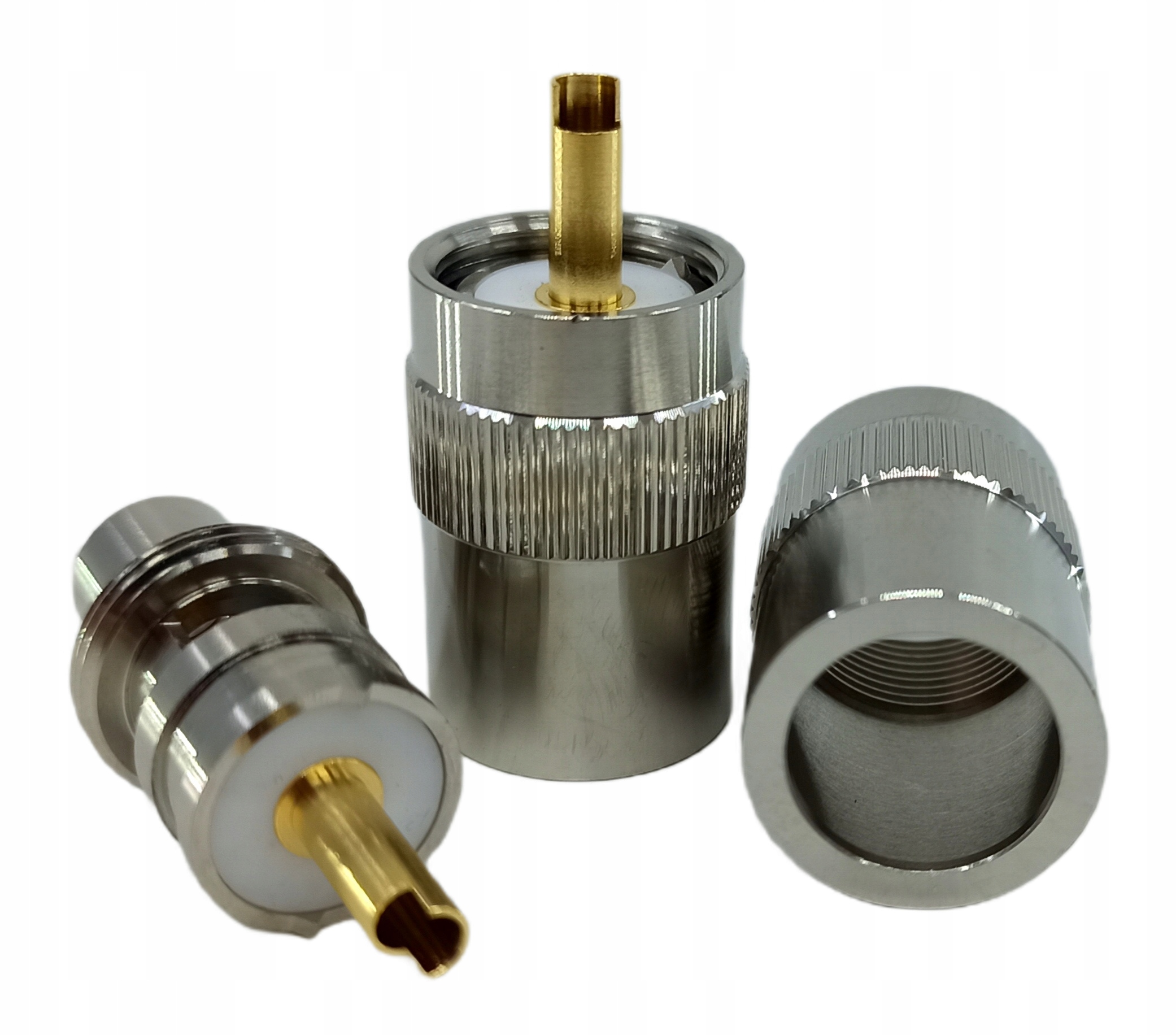 РАЗЪЕМ UC-1 PL259/6 ДЛИННЫЙ ТЕФЛОН на RG-58 RF-5 H-155