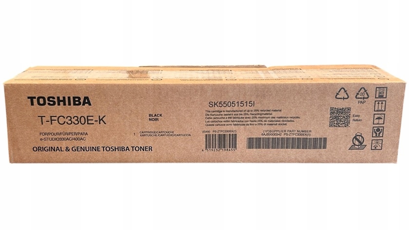 Toner Toshiba T-FC330E-K 6AG00010172 Oryginał black TFC330EK FC330EK