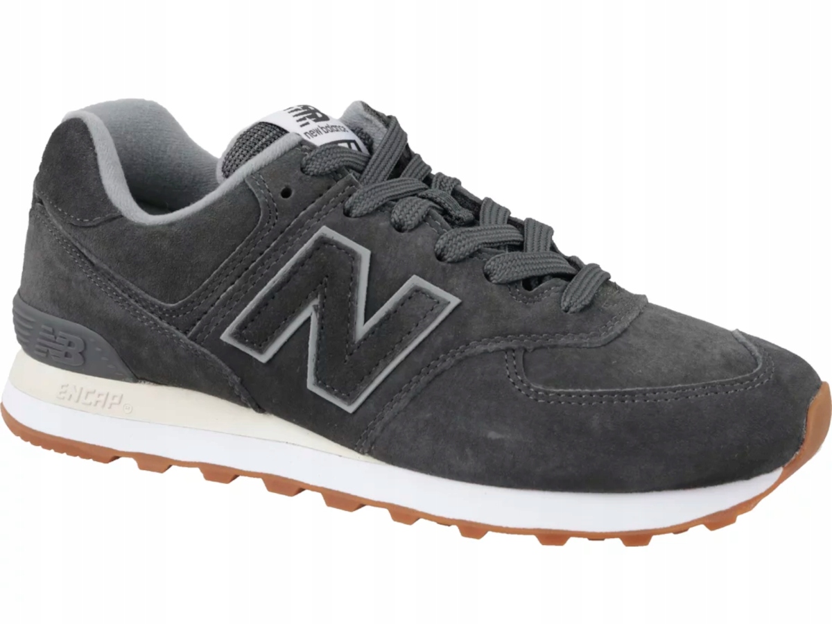 Pánské boty New Balance 574 ML574EPC tenisky šedé semišové kůže 40