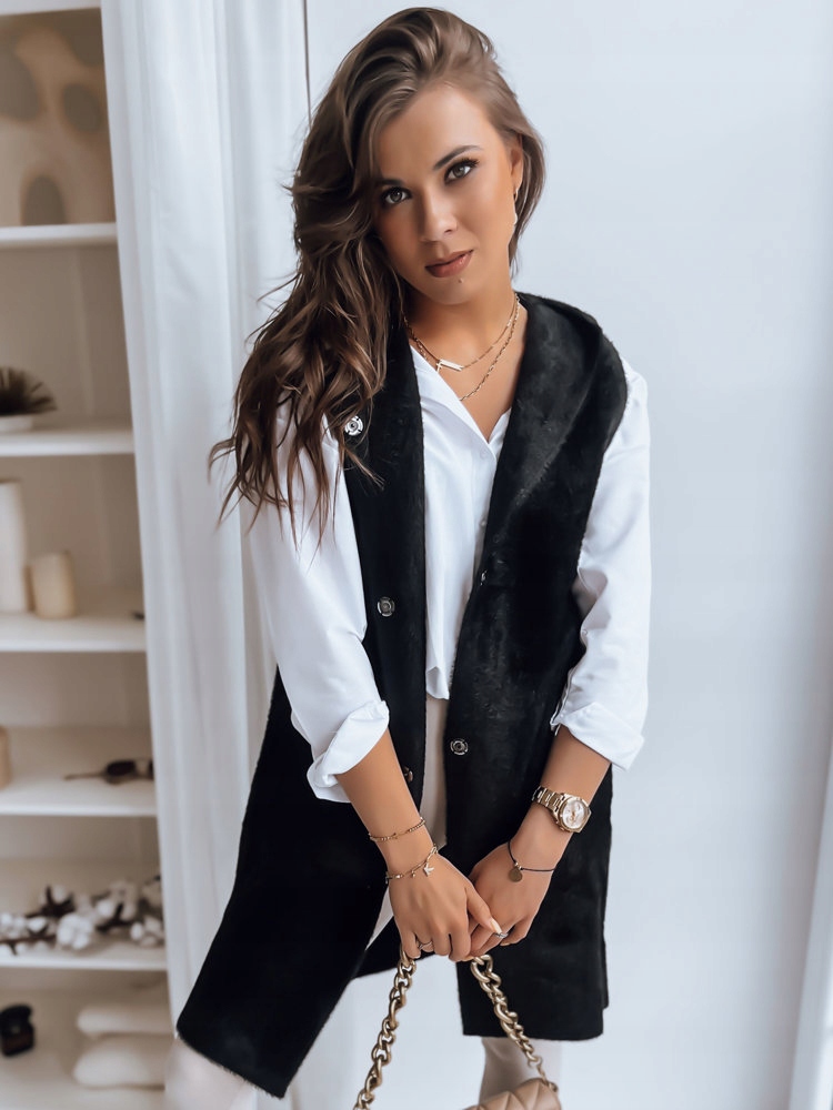 FUTRZANA KAMIZELKA DAMSKA BEZRĘKAWNIK roz. L Rozmiar L