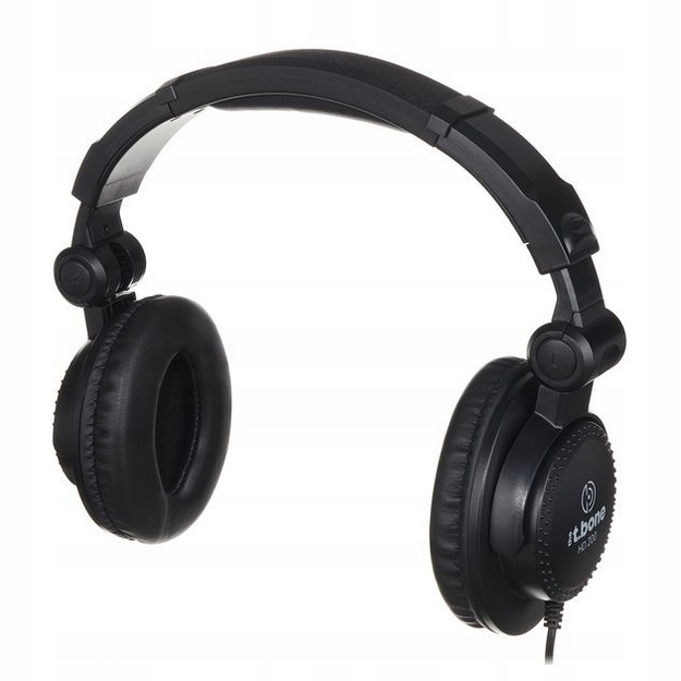 Studiová sluchátka uzavřená s otočnými náušníky the t.bone Hd 200