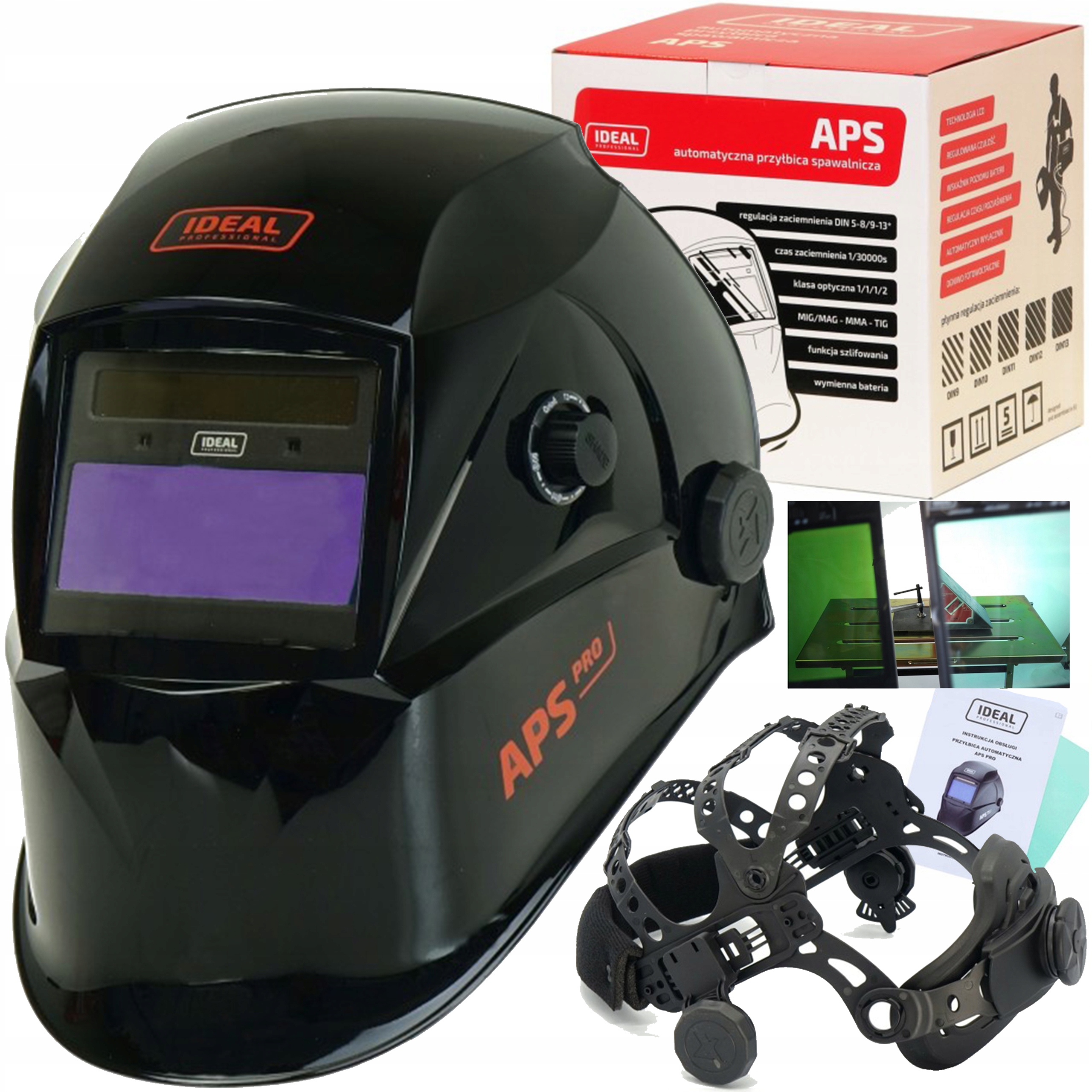 Przyłbica Maska Spawalnicza Automatyczna 510G TrueColour Samościemniająca