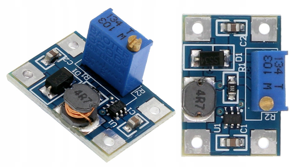 

Przetwornica Step-up SX1308 28V 2A 1.2Mhz Arduino