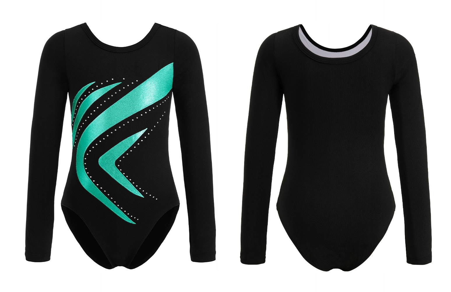 Gymnastické Baletní Body Azurové Oblečení Pro Tanec Baletu Gymnastiky Vel. 130