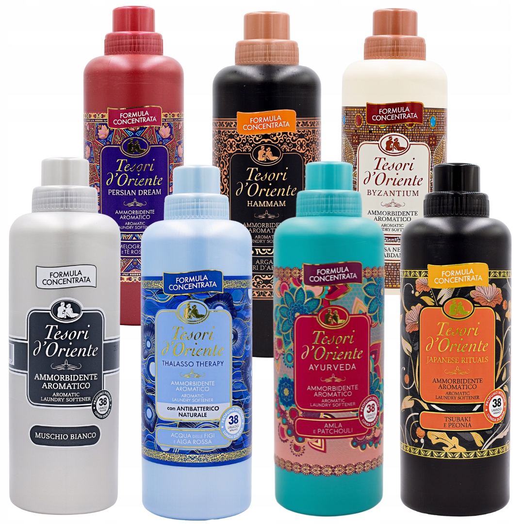 Levně Tesori sada 7 krásných italských oplachovacích přípravků 760 ml