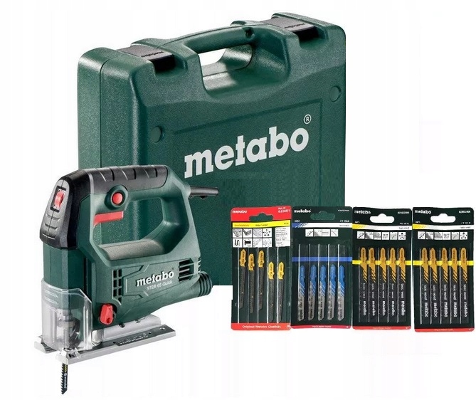 Metabo přímočará pila 690920000 Steb 65 Quick 450 W 20 ks pilových listů Bonus