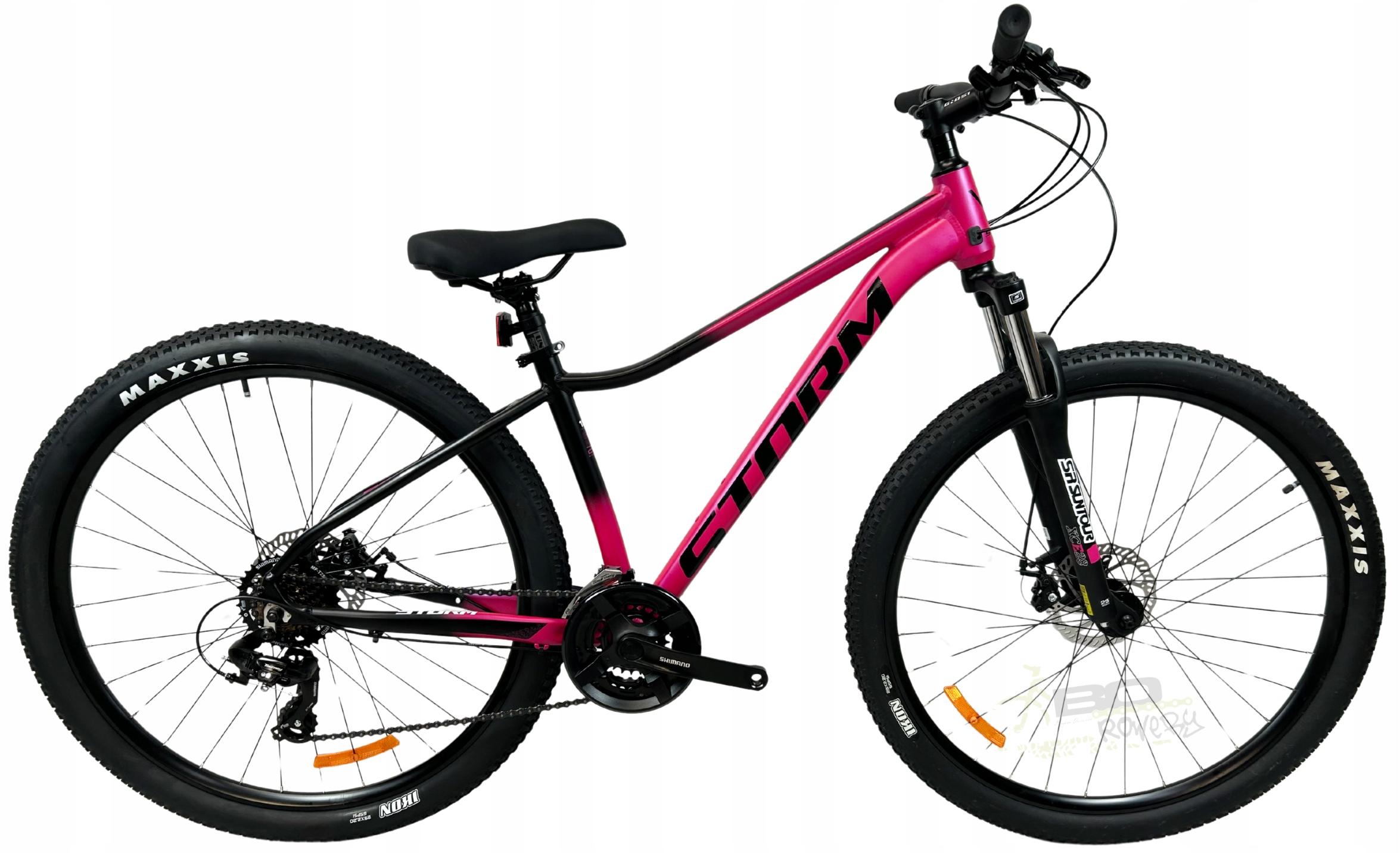 Rower Górski Mtb Storm Shark 1.0 Lady 2D rama 18 29 ciemny róż 2026