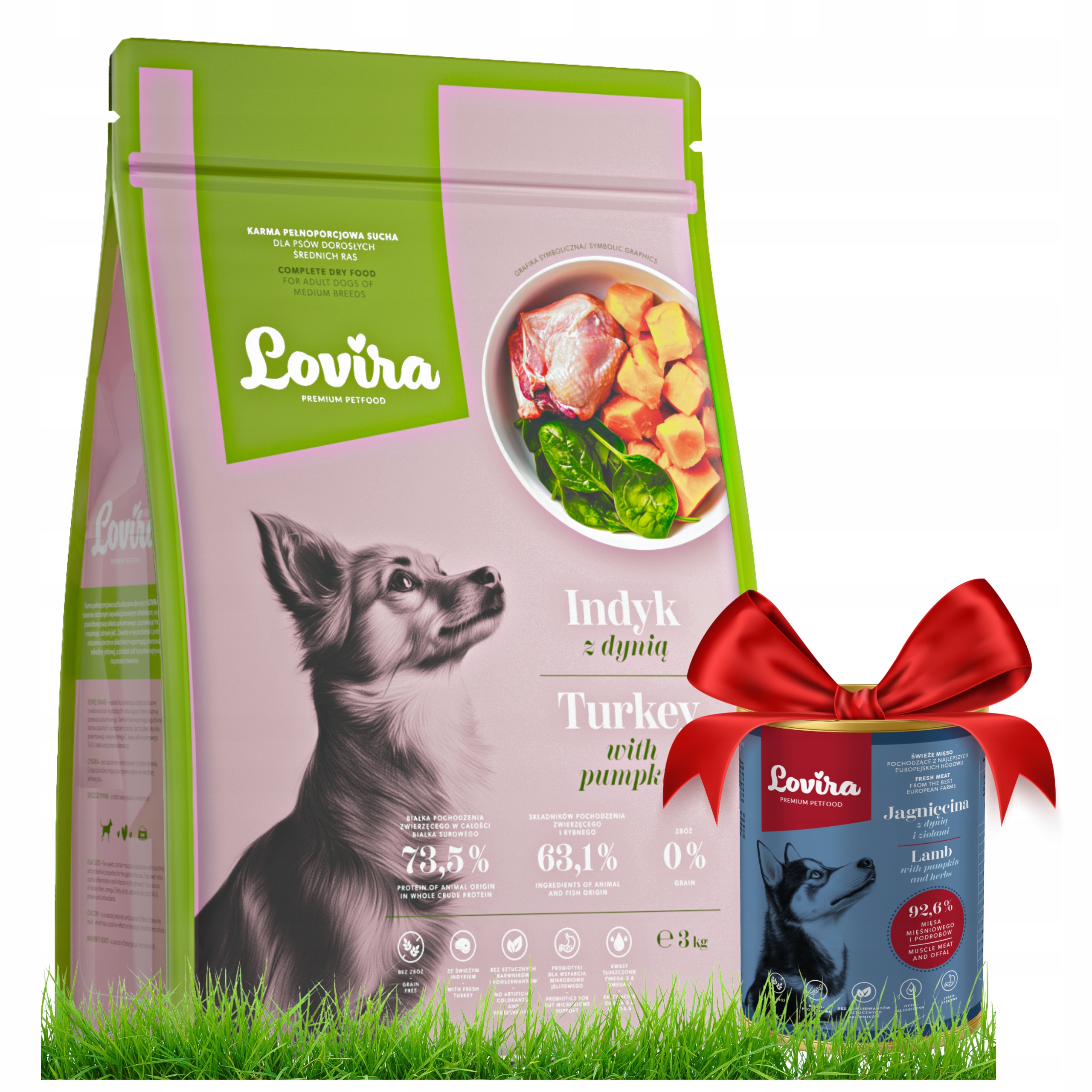 Krmivo Suché Krůta+bonus Krmivo Vlhké Jehněčí 92,6% bezobilné maso