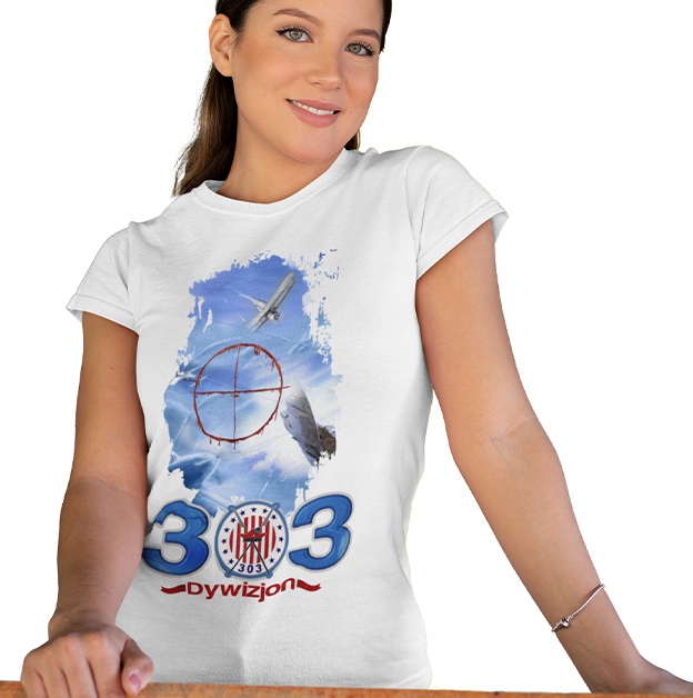 

Damska Koszulka Patriotyczna Dywizjon 303