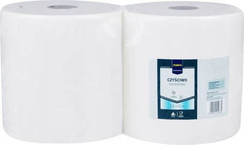 Levně Čisticí Utěrka papírový makro produkt 2x235 m 100% celulóza 2-vrstvová