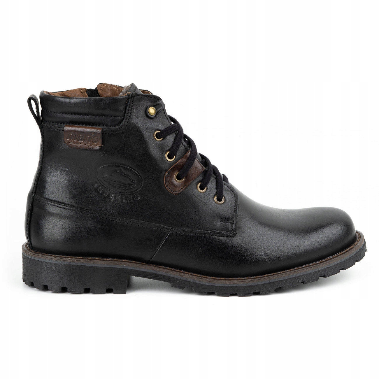 

Buty Zimowe Ocieplane Skóra 754 C Czarny 42