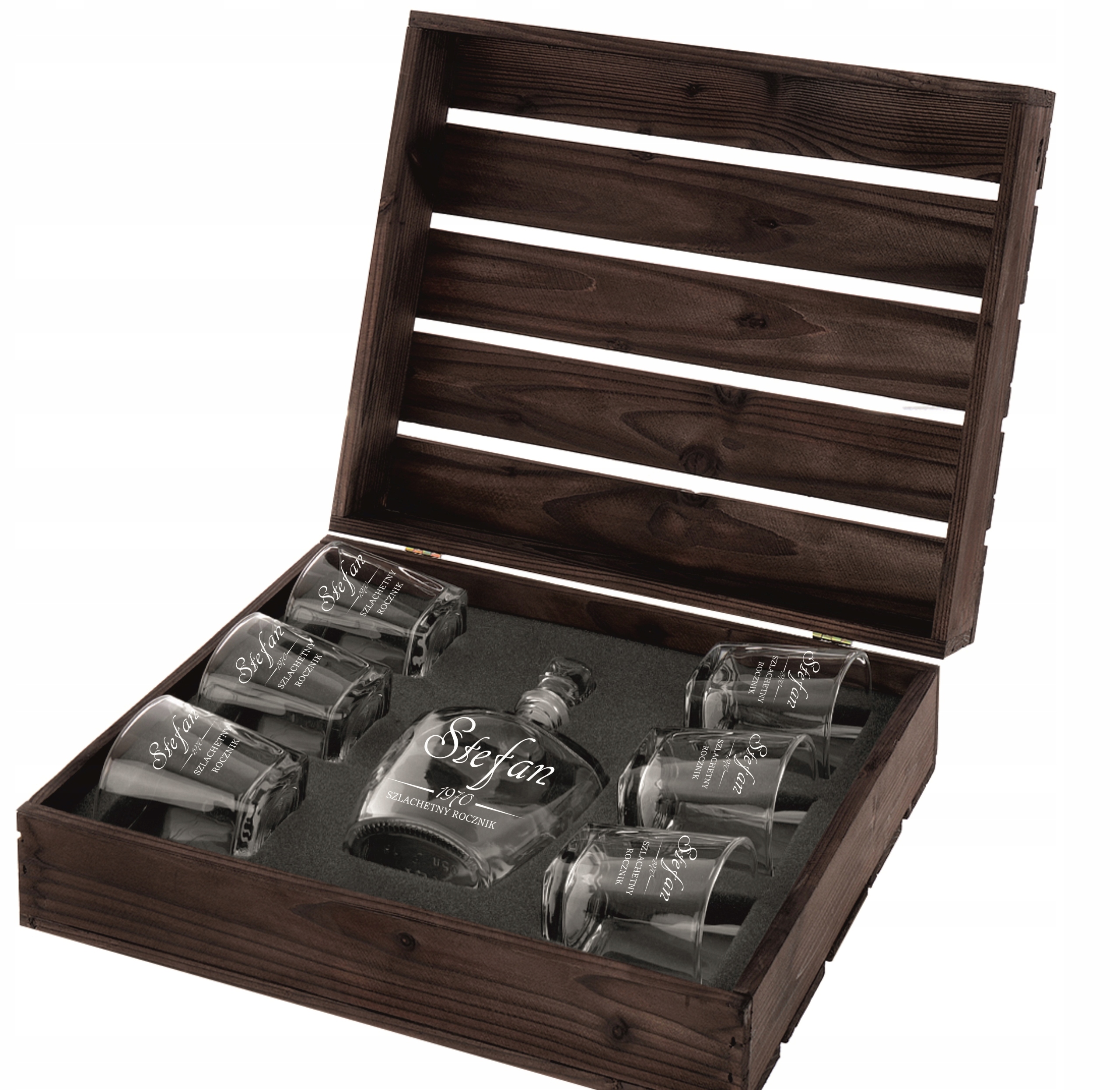 Karafa s gravírováním dárek k narozeninám 18 30 40 50 60.