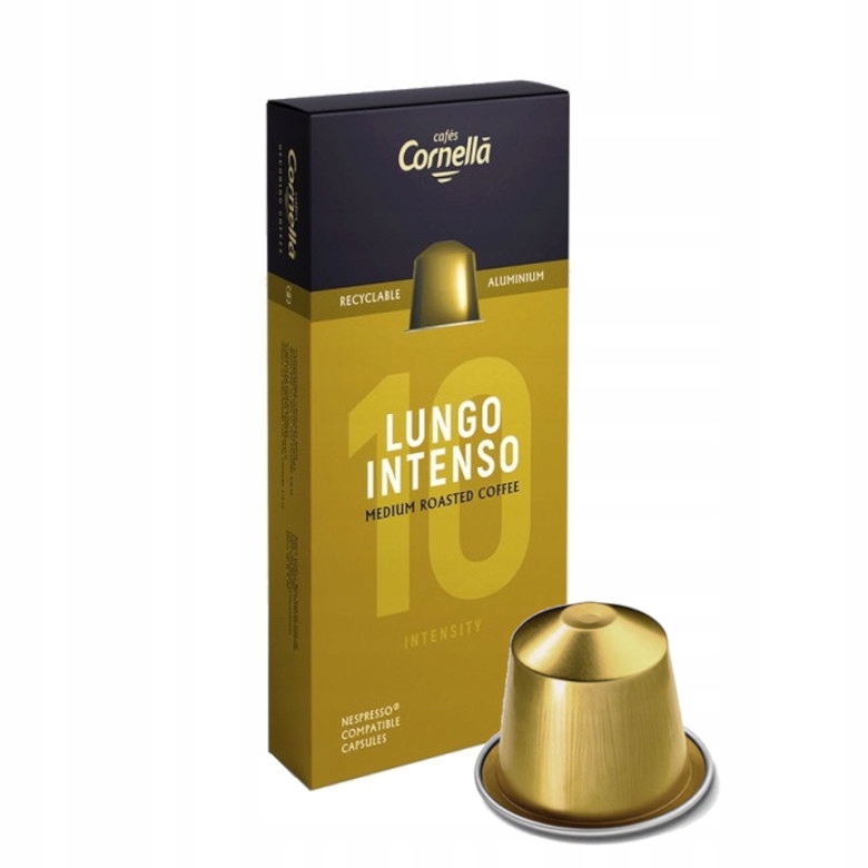 Капсулы для кофемашины CORNELLA Lungo Intenso 10 шт.