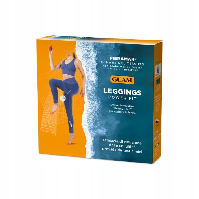 Guam Power Fit Blue legginsy antycellulitowe wyszczuplające S/m