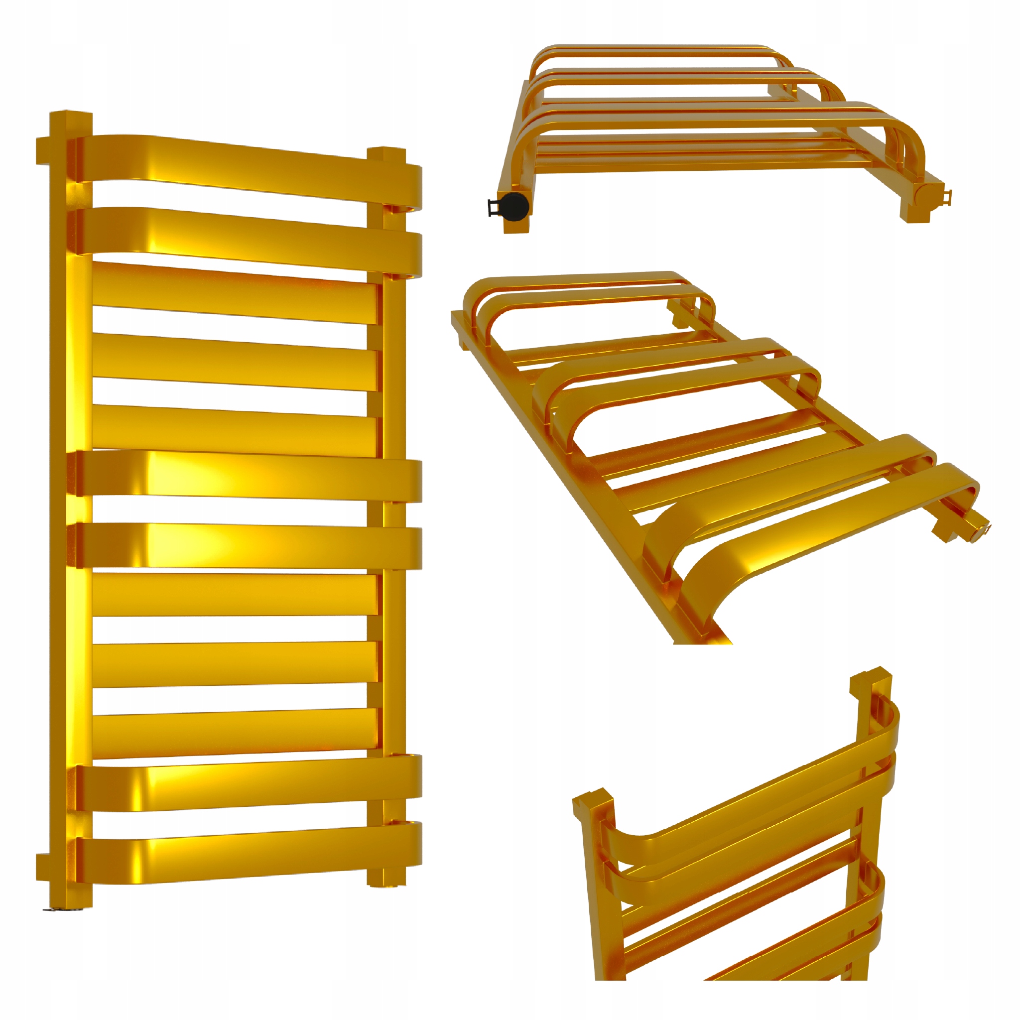 Koupelnový radiátor Pandora Special 1150x540 Zlatý