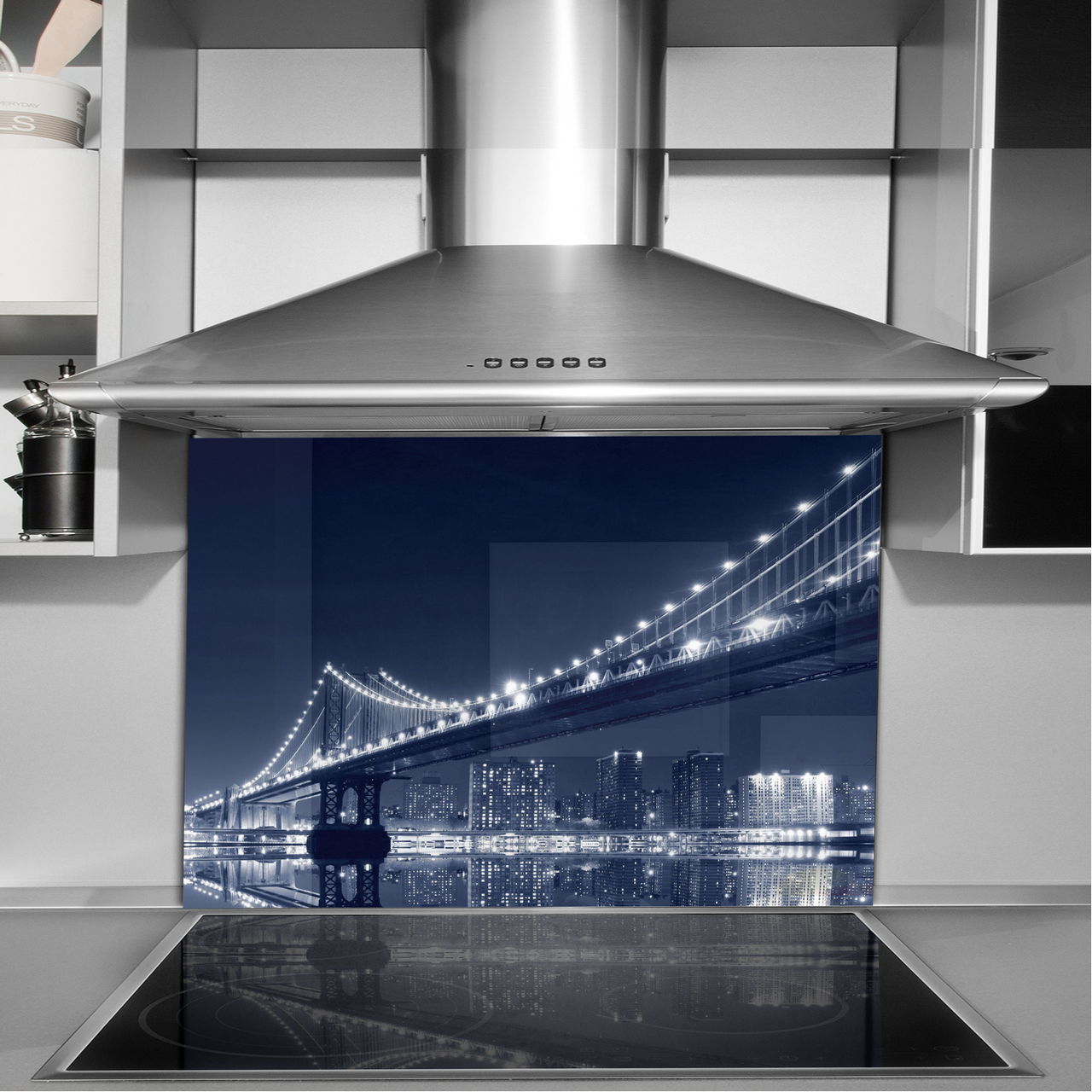 dekor szkło panel hartowany HD 90x65 most Marka Follow The Glass