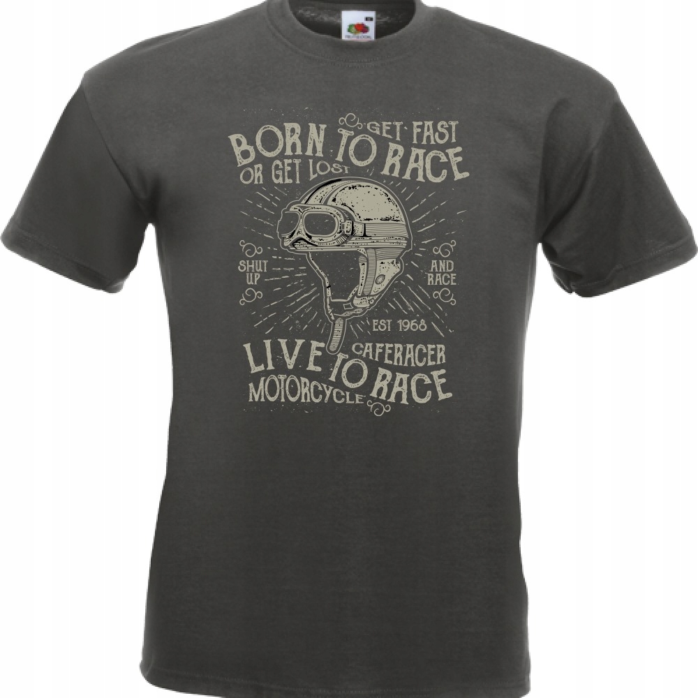 

Koszulka kask motocykl motor sport XXL grafitowa