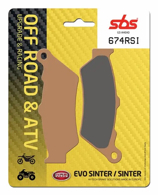 КОЛОДКИ ГАЛЬМІВНЕ SBS 674RSI BMW R GS / R R / R RS / R RT 1200 1250 13-23 