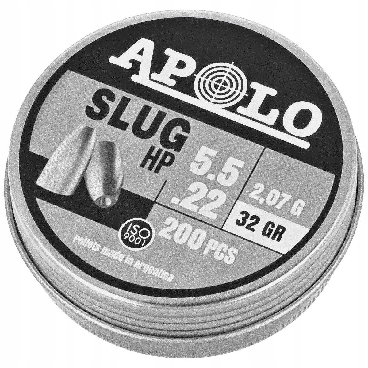 Śrut Apolo Slug Hp 32 5.5 mm, 200 szt. 2.07g/32.0gr (19313)