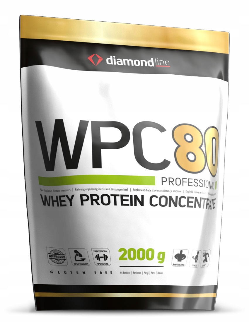 Hi Tec Diamond Line WPC80 2000 Bílkovina Protein Whey
